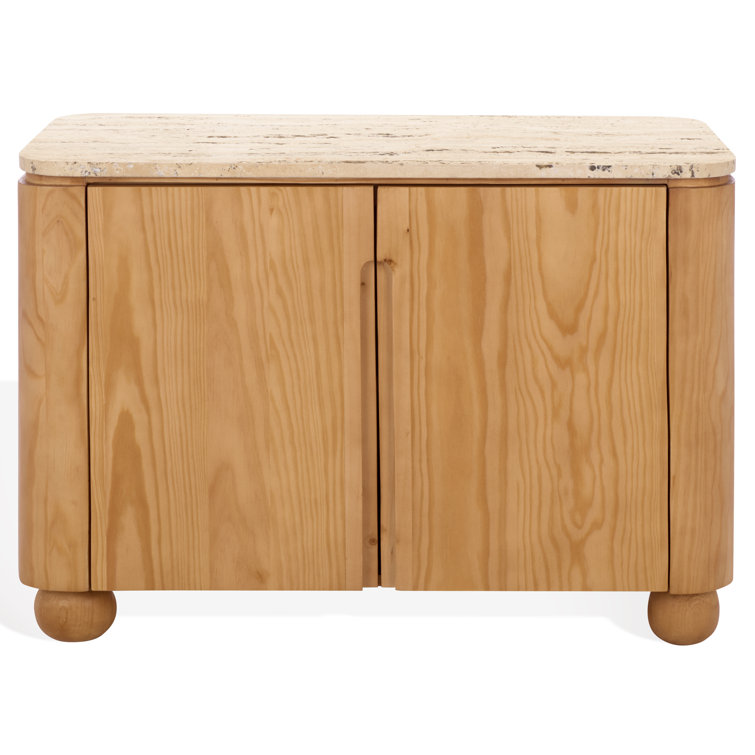 Stone Accent Cabinet