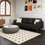 Table basse moderne en cuir fritté clair-66398620