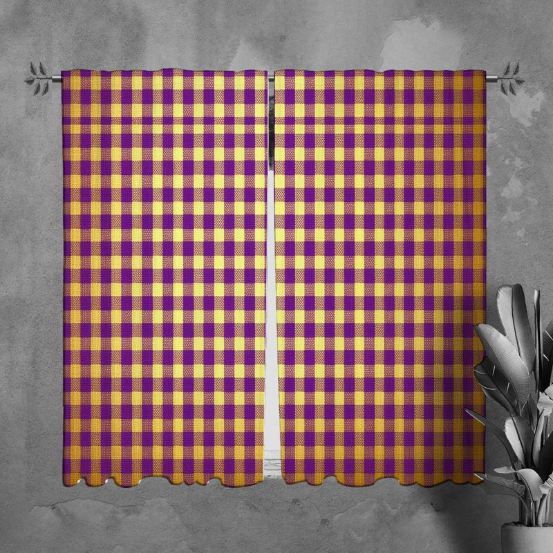 Paire de rideaux obscurcissant en polyester, L 40 po x L 61 po