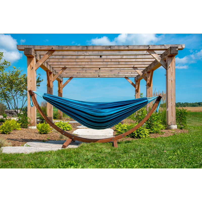 Natalia Double Hammock with Stand, Blue Lagoon