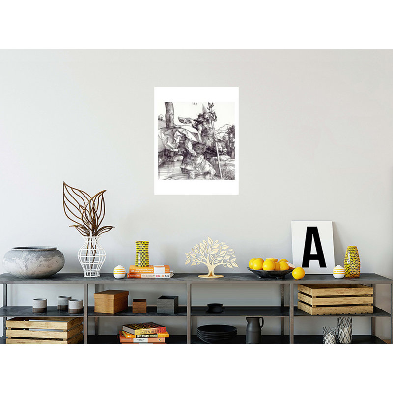 Saint-Christ portant l'enfant Jésus par Albrecht Dürer - Impression giclée, H 28 po x l 22 po