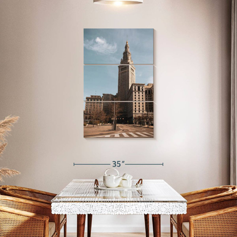 Lilie Downtown Cleveland, 65" H x 42" W