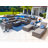 Yussuf Wicker 15 - Person Modular Patio Conversation Set with Cushions-95862793-95862792