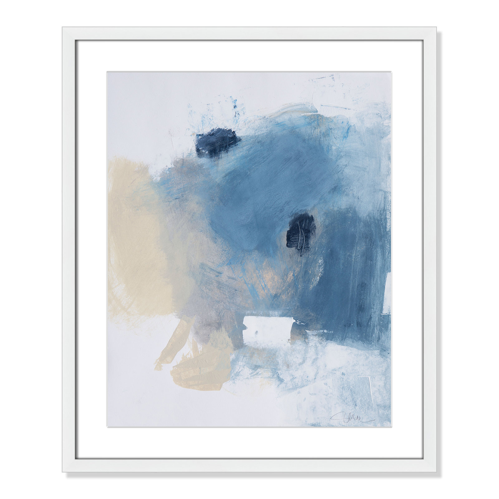 Coastal Carnival I Print by Casa Fine Arts, White, 25.5" H x 21.5" W x 1.25" D, White Single Picture Framed Paper