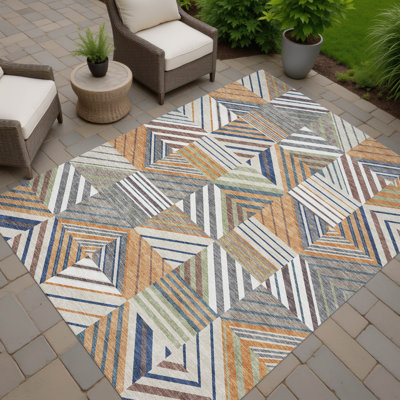 Tapis intérieur / extérieur lavable à la machine Lanphear ACN2399
