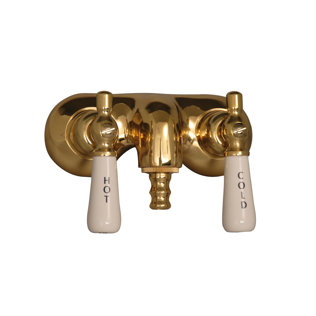 Double Handle Wall Mounted Clawfoot Tub Faucet Trim Barclay