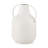 Donzel White W/ Black Speckles Tall Vase