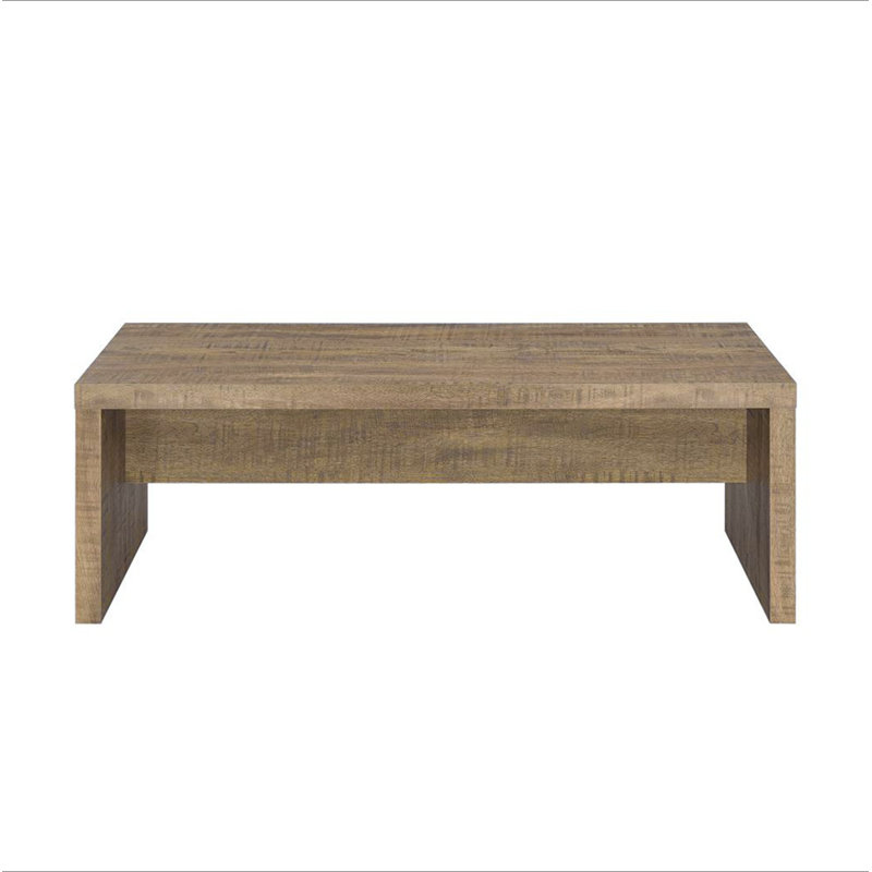 Table basse rectangulaire en bois d'ingénierie