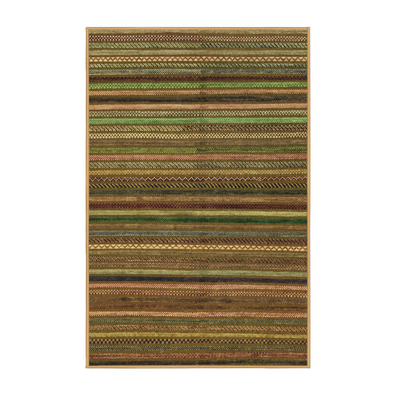 Abstract Indoor Rug, Rectangle 2' x 4'