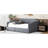Upholstered Daybed With Storage, Full Size, Gray - Comfortable And Functional Sleeping Option Size Daybed, Frame & Space Feature-850265455
