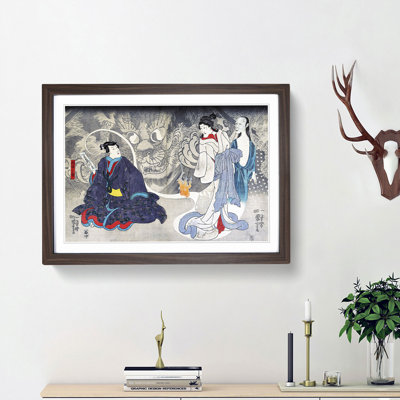 Scene from a Ghost Story by Utagawa Kuniyoshi - Picture Frame Painting Print