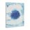 Toile ronde en forme de poisson bleu, design par Camila Juncos
