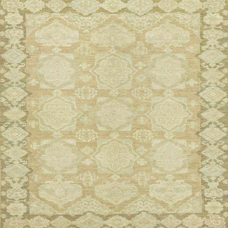 Tapis décoratif multicolore à motif abstrait, Carré 4 pi