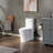WoodBridge Eden 1.28 Gallons GPF Elongated Comfort Height Floor Mounted One-Piece Toilet (Seat Included)