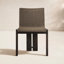Chaise d'appoint de patio en teck Padme-1448087752