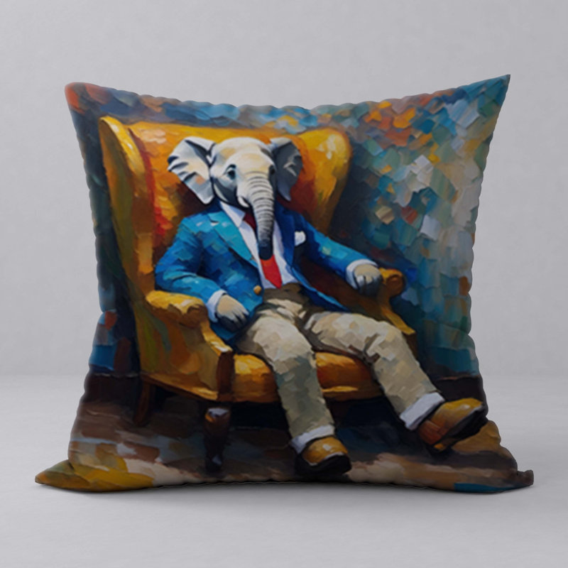 Reversible Throw Pillow