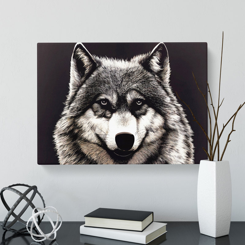 Face Of The Wolf Vol.4 - Wrapped Canvas Print, 35cm H x 50cm W x 3cm D
