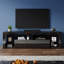RGB Color Changing Light Mood TV Cabinet with Flip-Down Door-822325329-821569676
