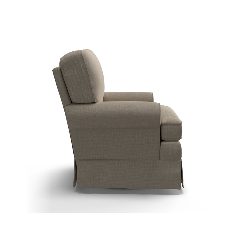 Upholstered Swivel Armchair, Radical Porcelain Performance