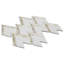 VZAG By Vanessa Deleon 13.20" x 16.92" Marble Mosaic Tile-381345950