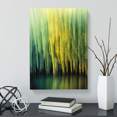 CAN-V0523-2852X Weeping Willow Tree View - Wrapped Canvas Print