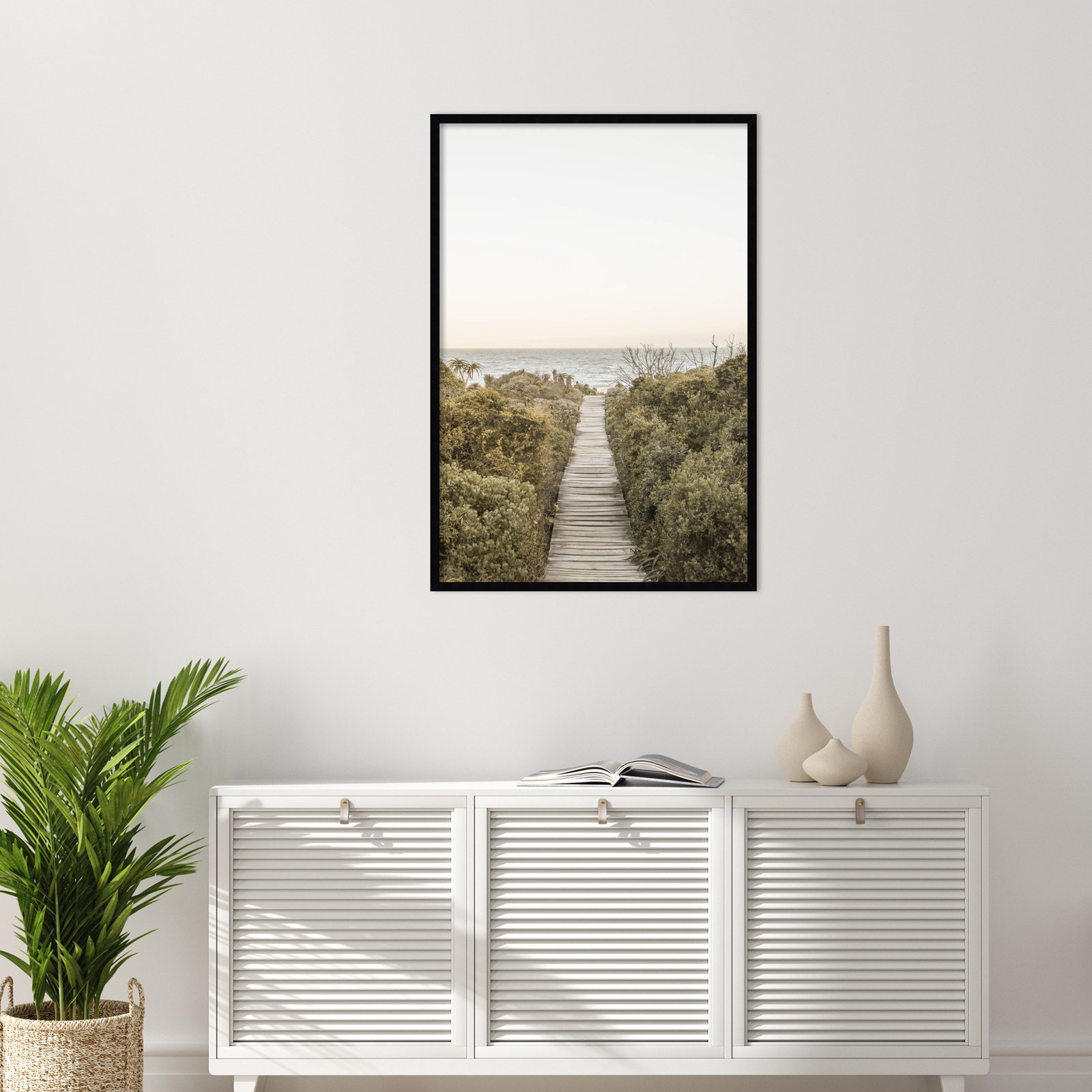 Partlow "Boardwalk" Print by Shot by Clint, Black, 41" H x 28" W