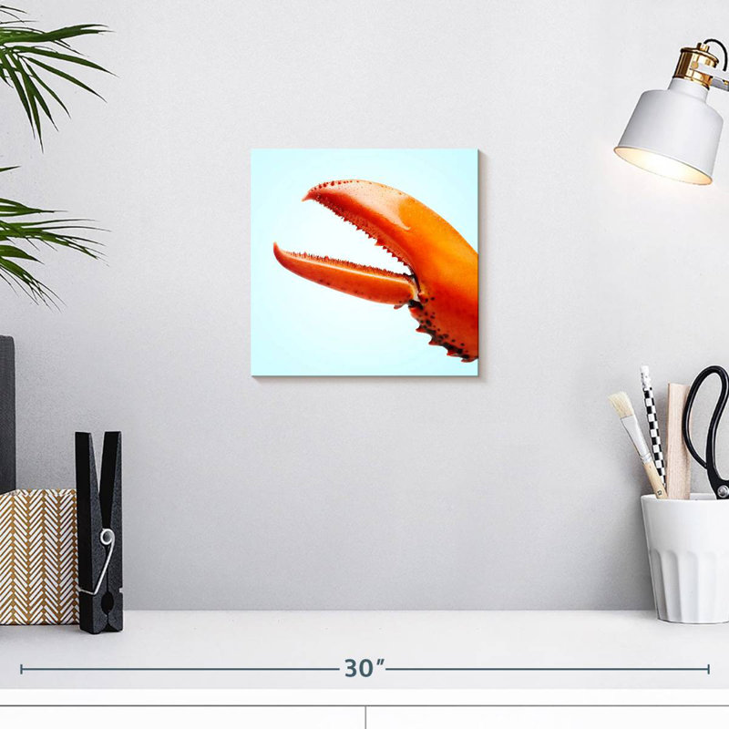 Griffe de homard rouge Brampt, H 10 pi x l 10 pi