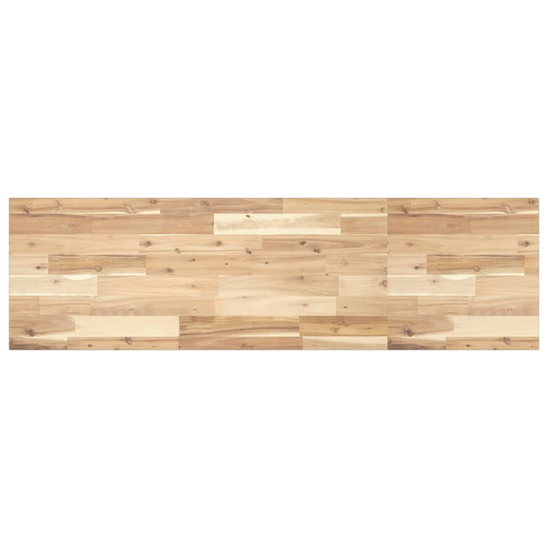 120cm Solid + Manufactured Wood Bathroom Vanity Top