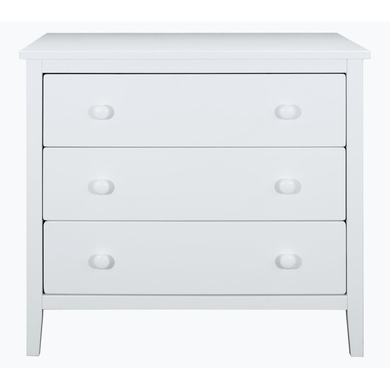 Commode 3 tiroirs, Blanc