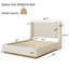 Lit plateforme tapissier Madiyson -1460528541-1460528539