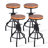 Swivel Counter Stool with Metal Frame-1034073683-951660728