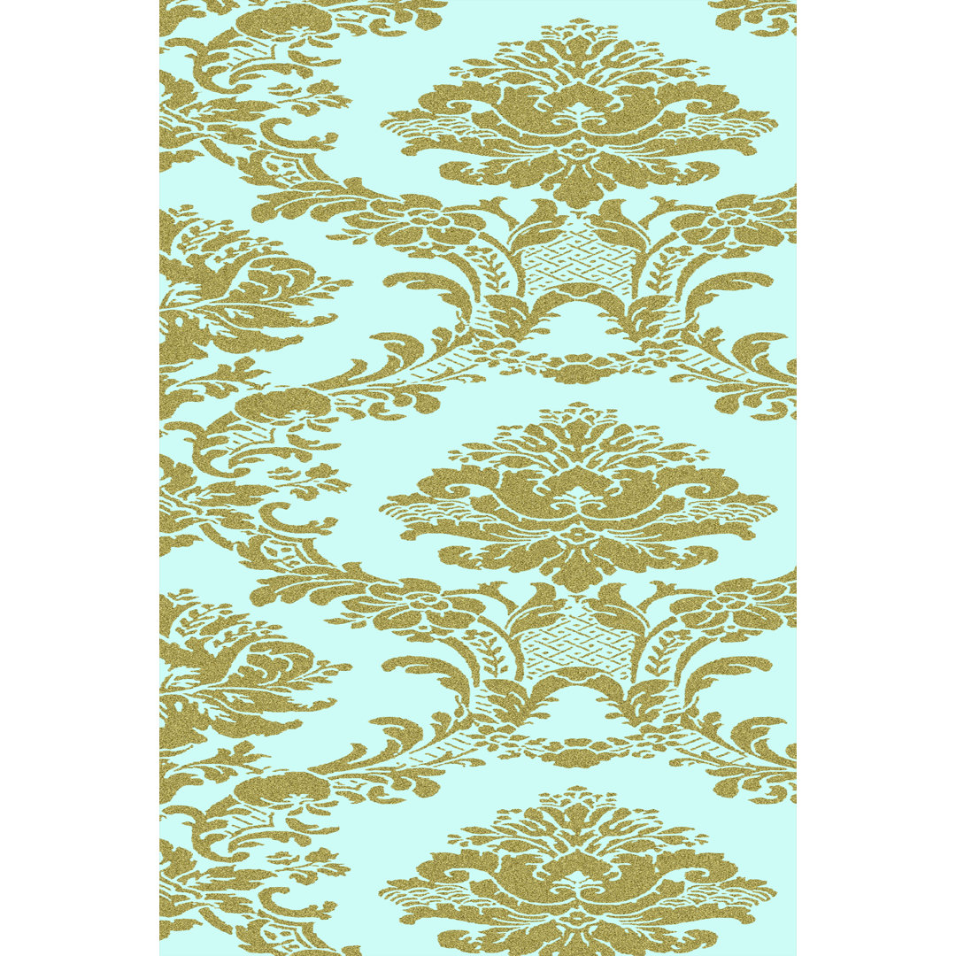 Leinwandbild Vivid Damask in Gold II von Vision Studio