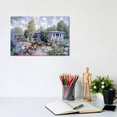 Houseboat by Peter Motz - Wrapped Canvas Gallery-Wrapped Canvas Giclée