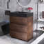 Meuble-lavabo simple autoportant 30 po avec plateau Anouschka-1415606699-1415606696