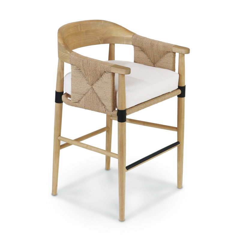 Tabouret de bar et de comptoir Hydra, Beige