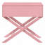Charmante table de chevet rose pour les espaces modernes