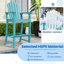 Tabouret de bar extérieur Beachcrest Home ™-253940792