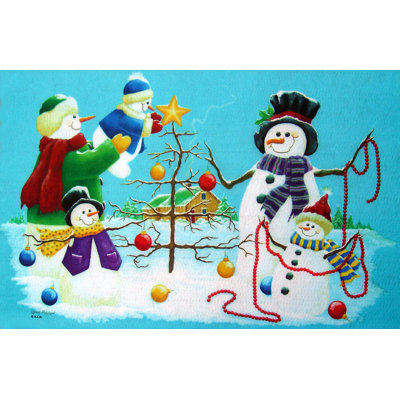 Ternes Non-Slip Christmas Indoor Doormat