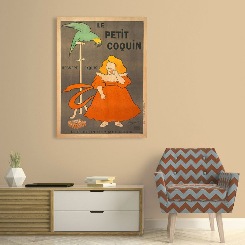Vintage Poster: Le Petit Coquin, Dessert Exquis by Leonetto Cappiello - Wrapped Canvas Print, 100cm H x 70cm W x 4cm D