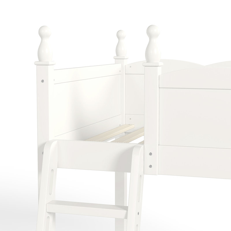 Lits peu encombrants avec rangement, lit mezzanine simple en bois, chambre à coucher moderne