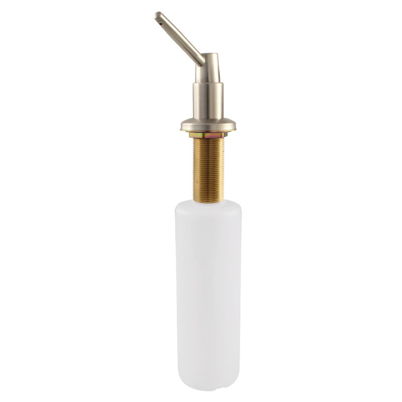Elinvar Decorative Soap Dispenser, Brushed Nickel