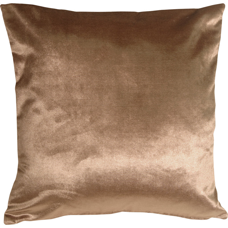 Milano Throw Pillow, 16" x 16", Light Brown