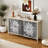 Sideboard Cabinet With 4 Doors and Adjustable Shelves-1027259758