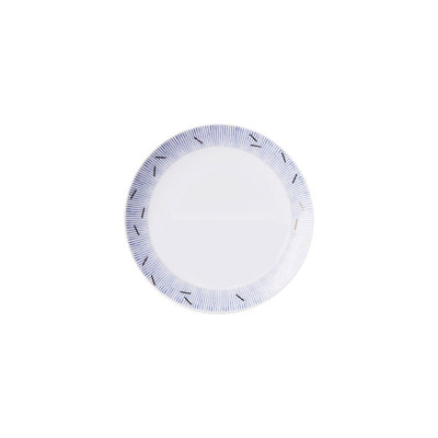 Plaque de hors-d’œuvres en porcelaine désossée 6,5" Christianson
