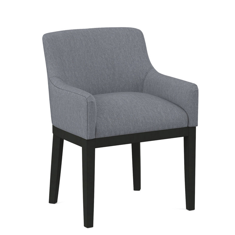 Upholstered Arm Chair, Black, 61703-88