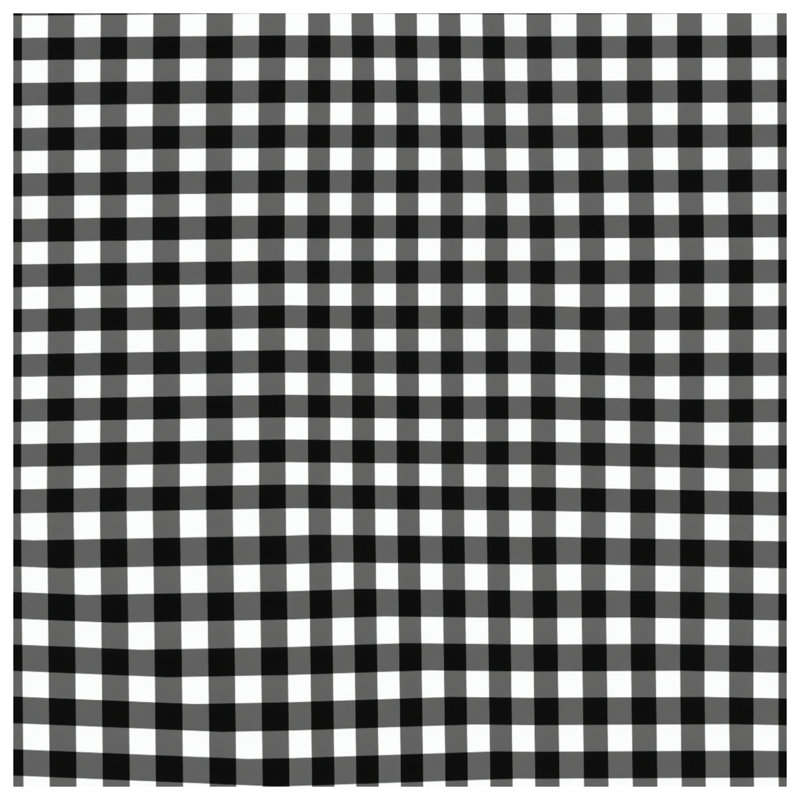 Black White Gingham Duvet Covers, King