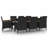 Rectangular 6 - Person 78.7" Long Lounge Dining with Cushions-1191393083-1191393060-1180760639