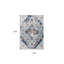 12' X 18' Blue Oriental Washable Non Skid Area Rug