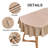 Oval Tablecloth, Modern Geometric Oval Tablecloth, Striped Tablecloth Indoor/Outdoor Waterproof Wrinkle Free Durable Oval Tablecloth For Oval Tables 60 X 84 Inch-1394377477-1394377474-1394377472