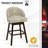 Arihan Swivel Upholstered Counter Stool with Solid Wood Frame-1526921970